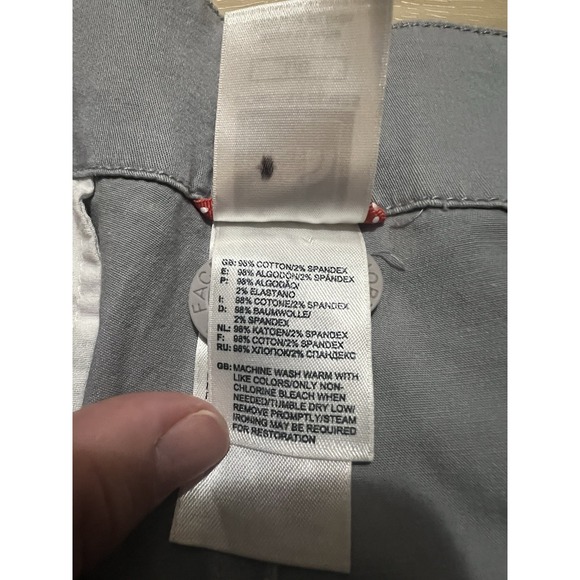 The North Face Pants‎ Women Large Gray Cotton Capri Cropped Hiking Outdoor - Picture 6 of 9